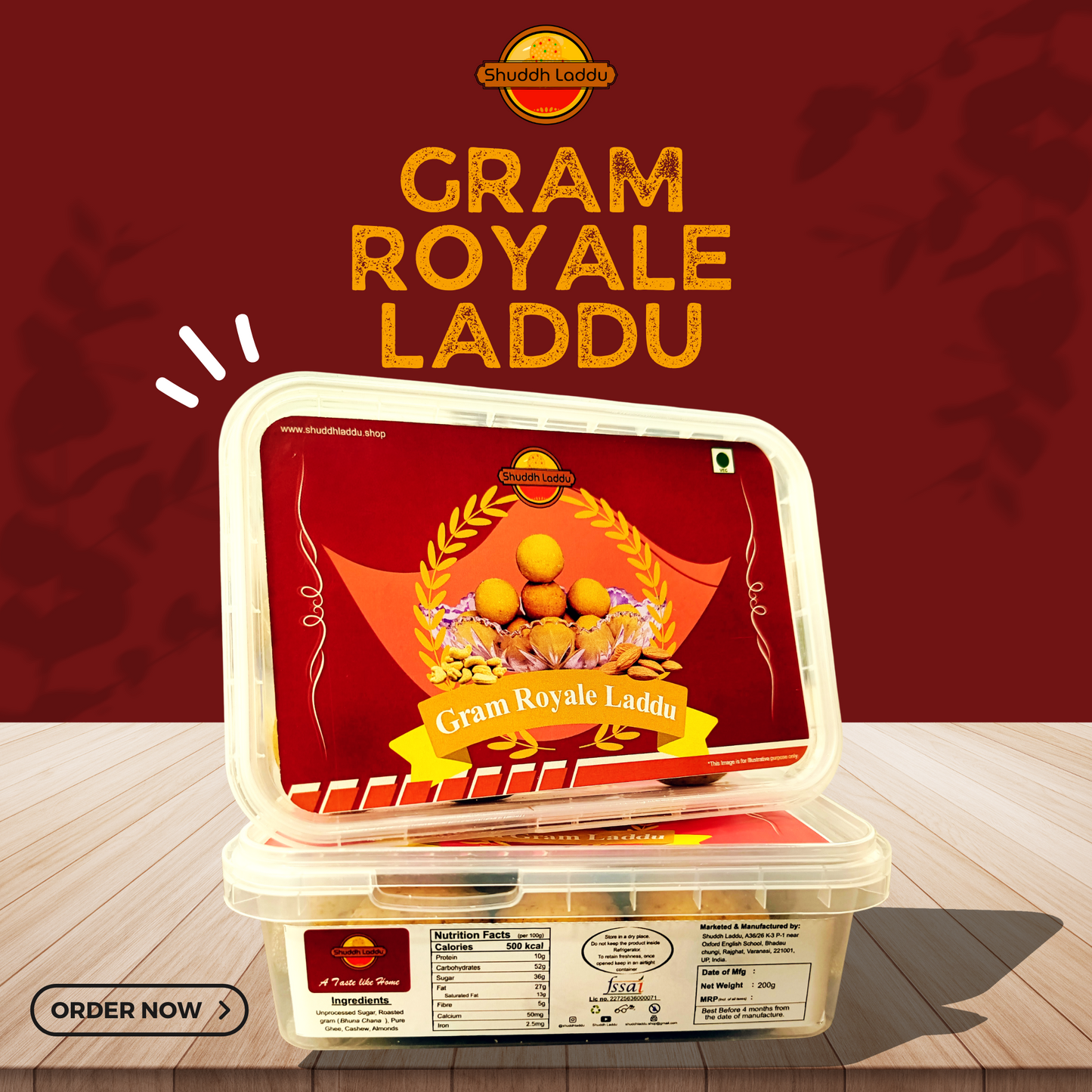 Gram Royale Laddu- 200g